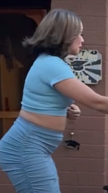 Ashlyn when she was overweight